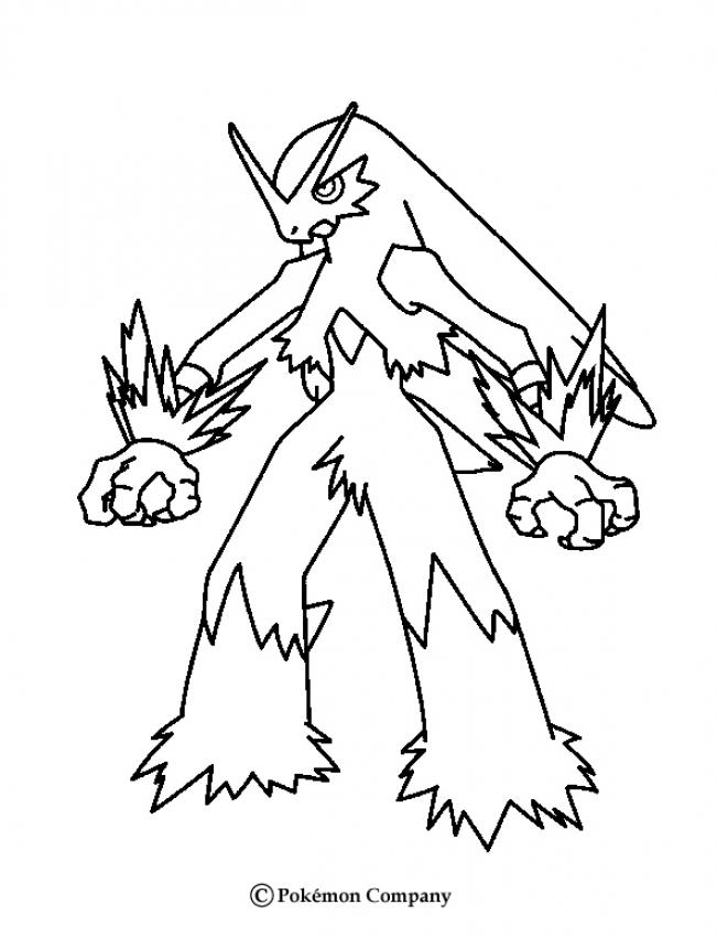 FIRE POKEMON coloring pages - Infernape