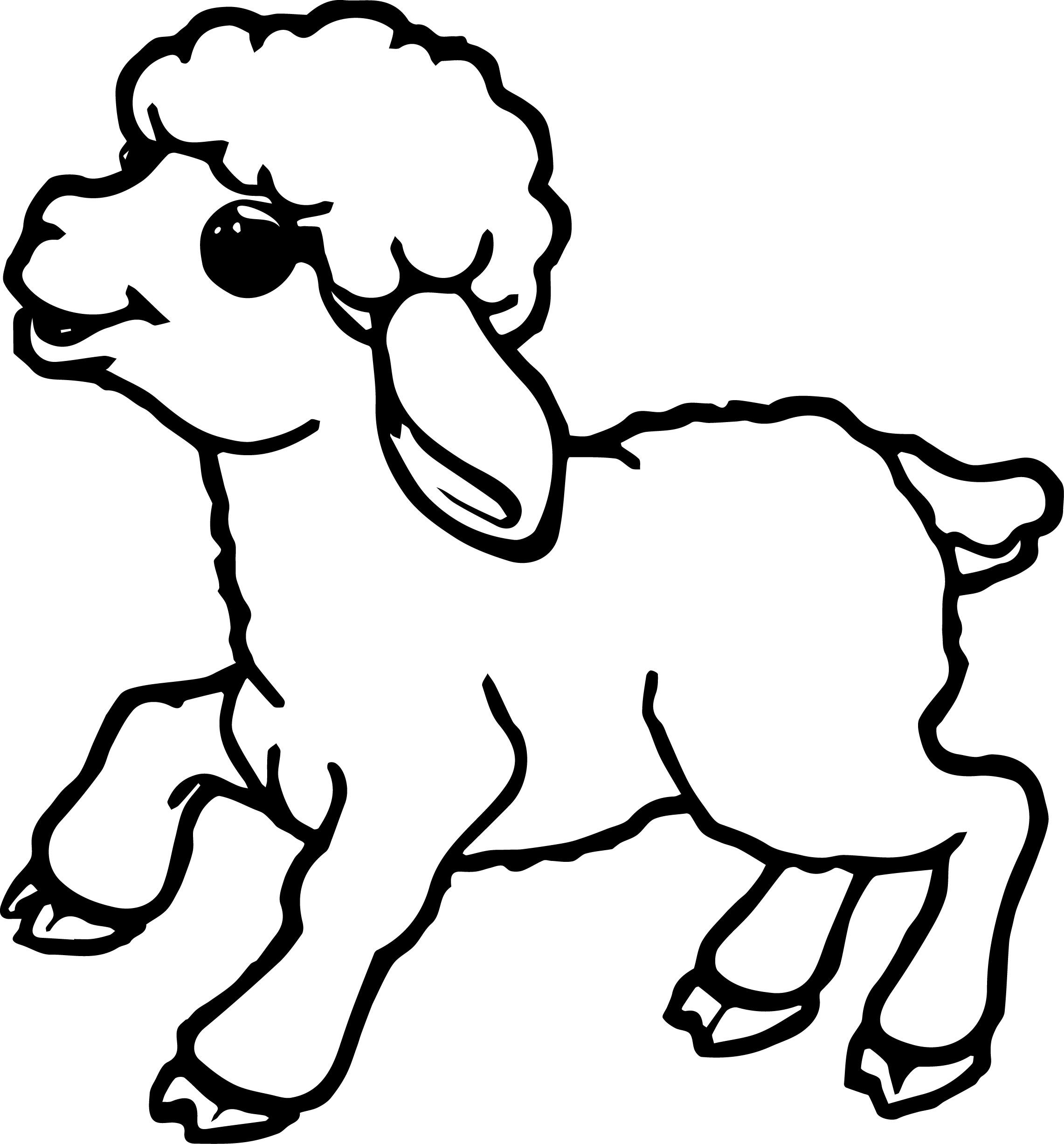 Sheep Coloring Page Coloring Home