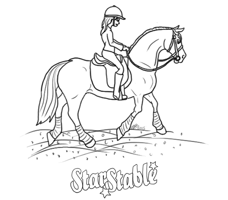 At The Stables Coloring Pages - Coloring Home