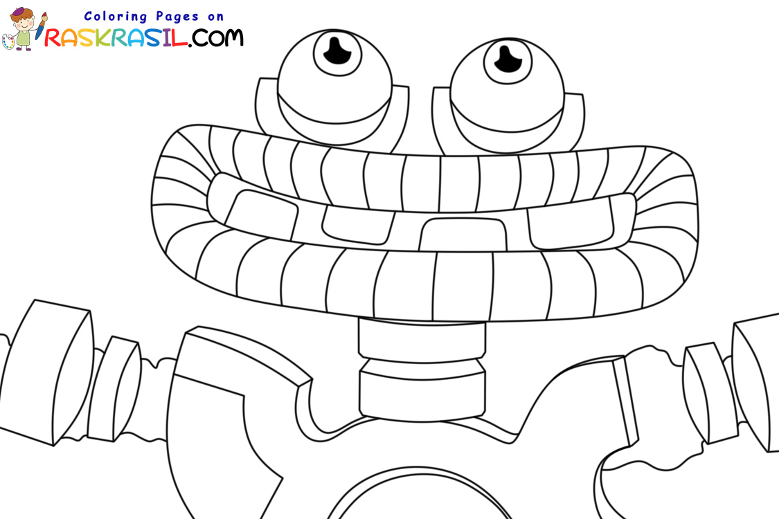 Wubbox Coloring Pages - Coloring Home