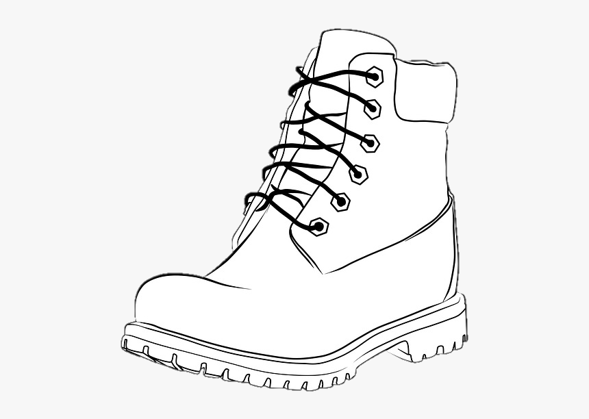 timberland #boots #ftestickers #freetoed #fte #sticker - Timberland Boots Coloring  Pages, HD Png Download , Transparent Png Image - PNGitem