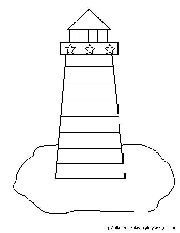 Printable Coloring Pages Of Lighthouses - Coloring Home