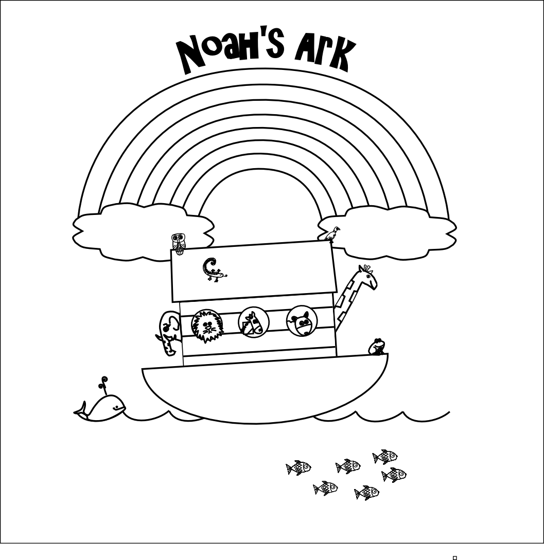 Noah and the Ark Coloring Page | Smarty Pants Fun - Free Printable ...