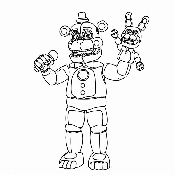 Super Fnaf Coloring Pages - Coloring Images Collection