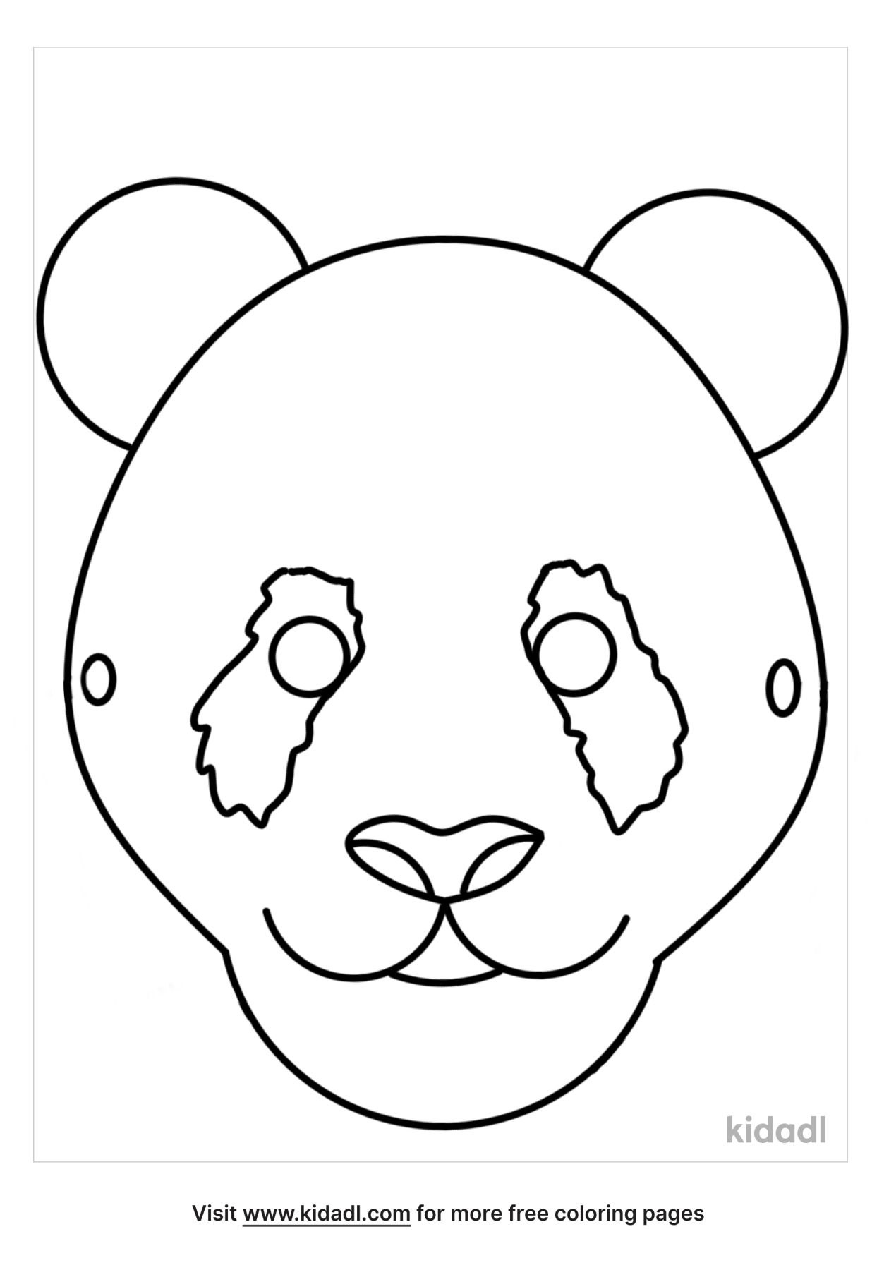 Animal Mask Coloring Pages | Free Animals Coloring Pages | Kidadl