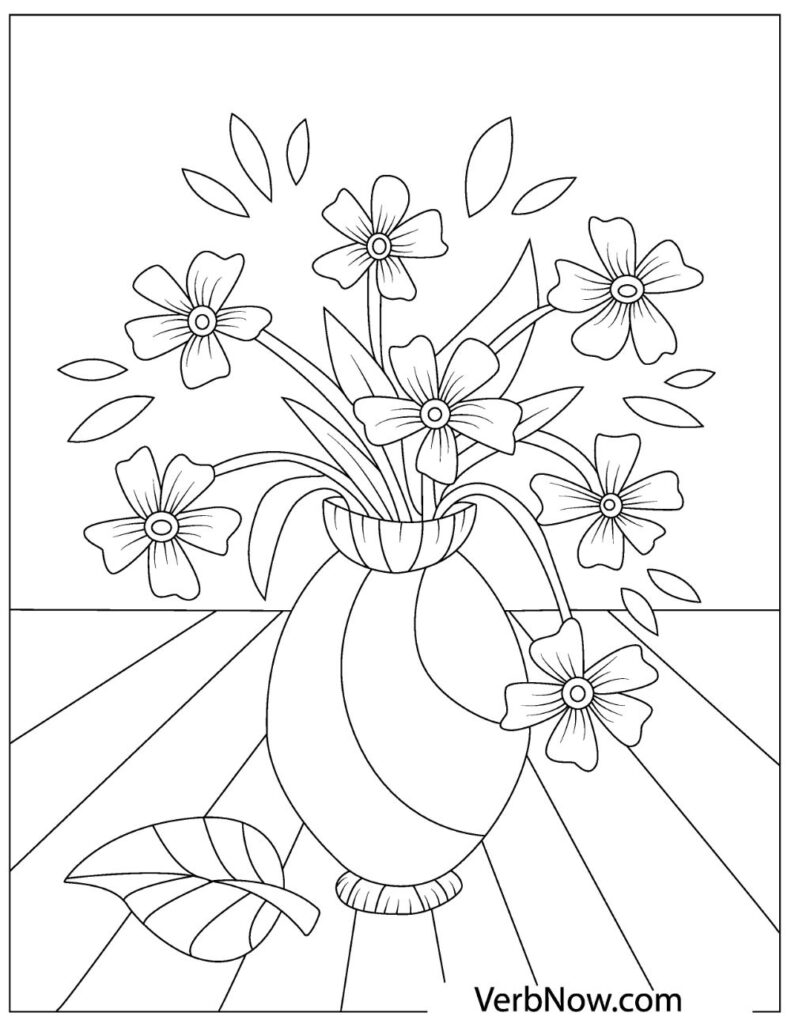 Small Flowers Coloring Pages   Coloring Home