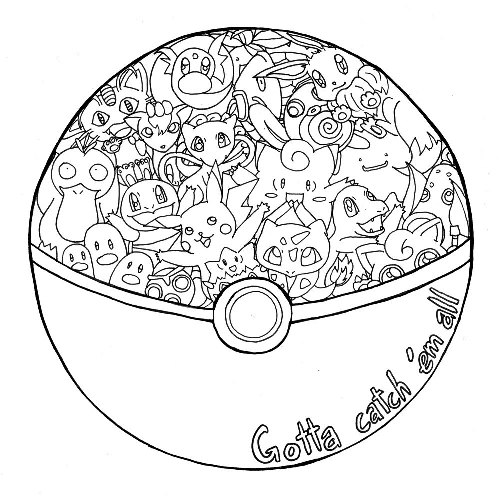 Pokeball Coloring Page Printable Shelter Pokemon Coloring Page