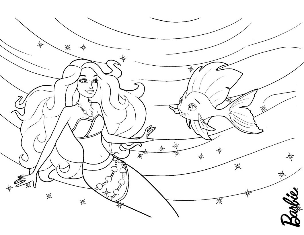 Barbie Mermaid Coloring Pages   Best Coloring Pages For Kids ...