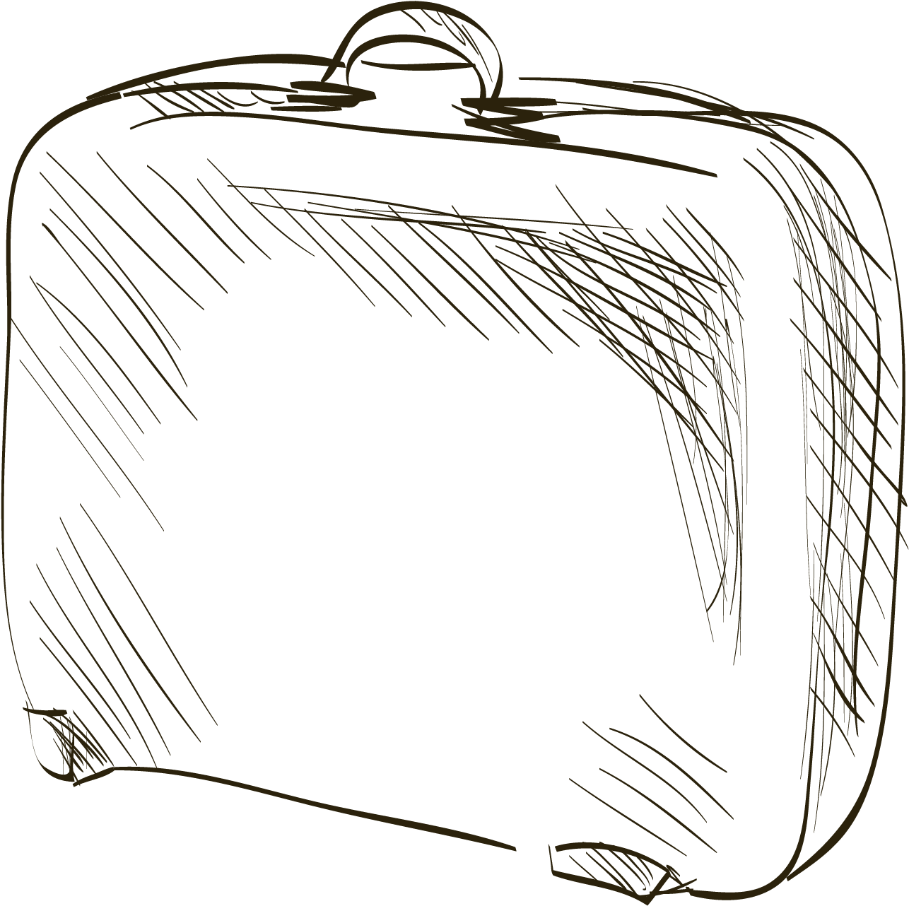 luggage png - Luggage Vector Suitcase - Suitcase Drawing Transparent  Background | #933453 - Vippng