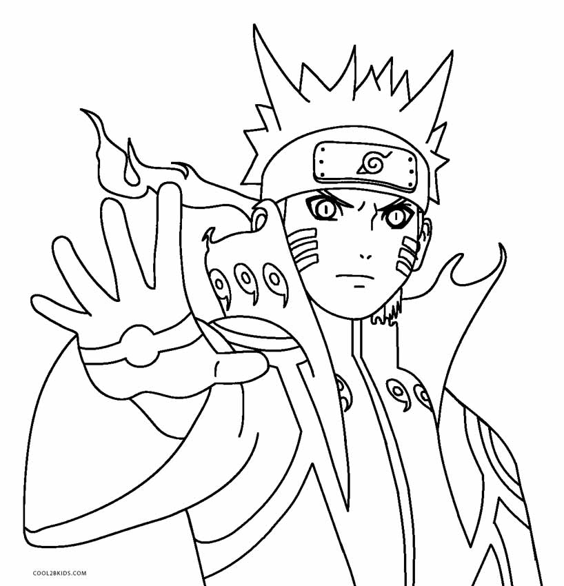 Anime Coloring Pages Naruto - 306+ SVG Design FIle