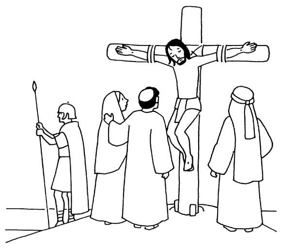 Good Friday Coloring Pages - Coloring Home