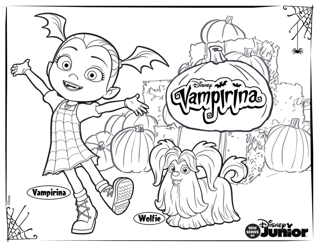 Vampirina Coloring Pages for Your Little One | Disney Family