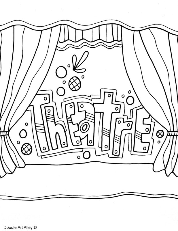 Theatre Coloring Pages Coloring Home