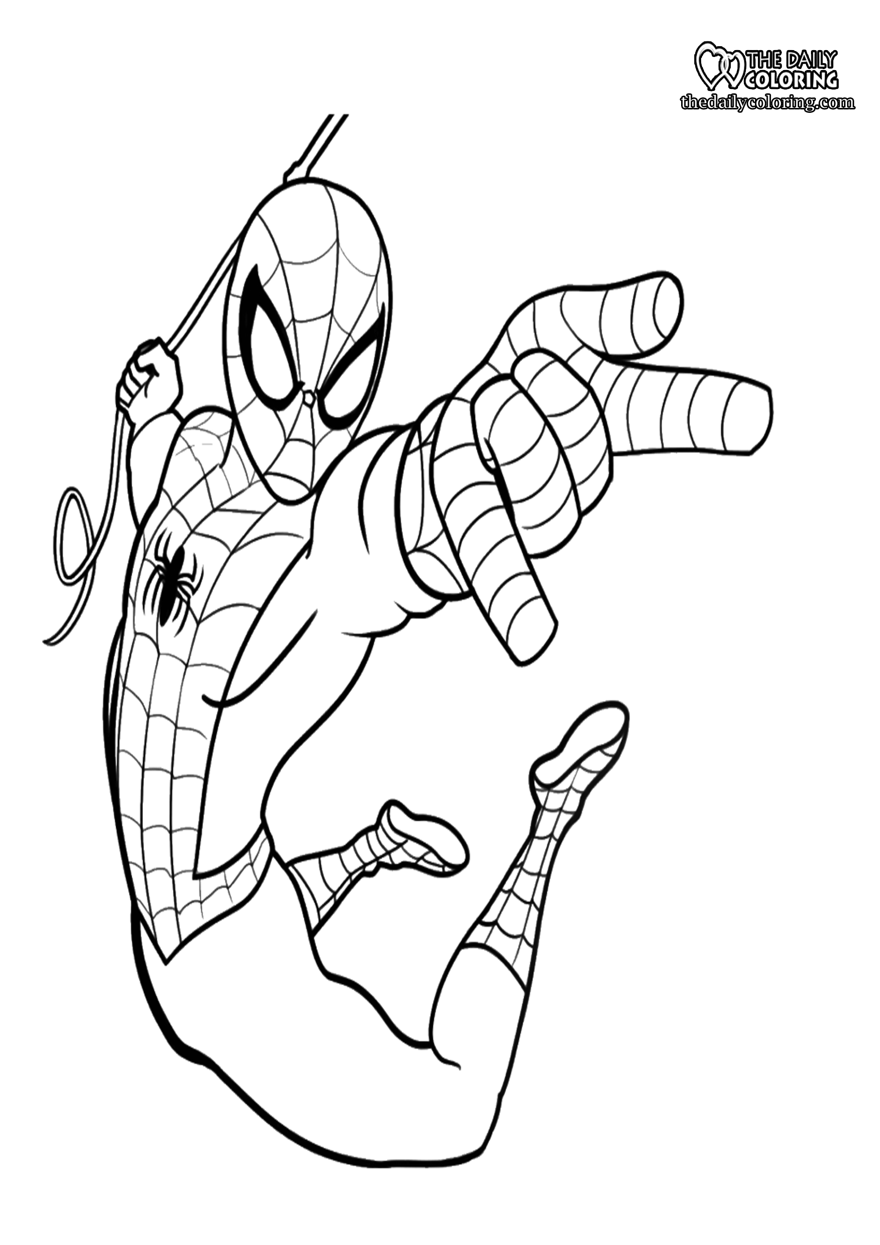 Spiderman Coloring Pages 7+ FULL HD - The Daily Coloring