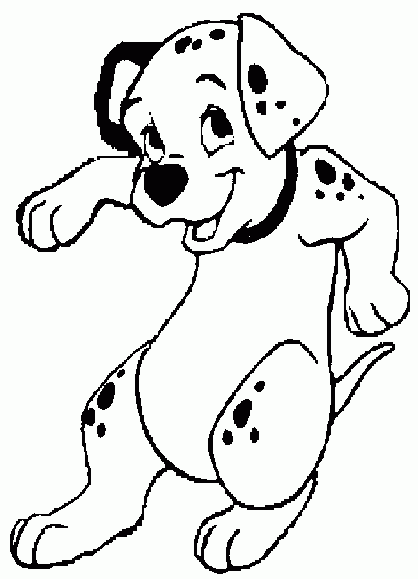 Dalmatian Coloring Page   Coloring Home