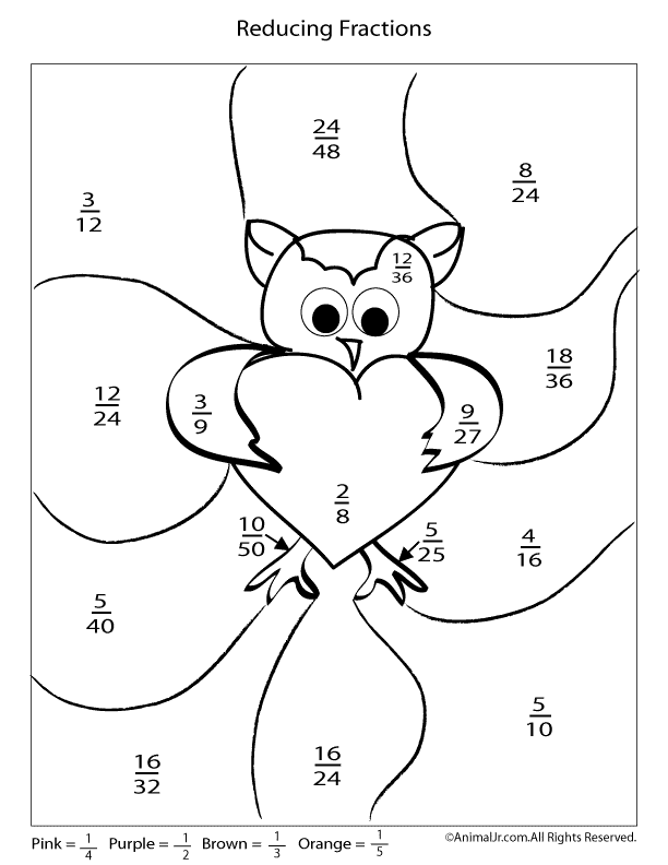 Middle School Math Coloring Page