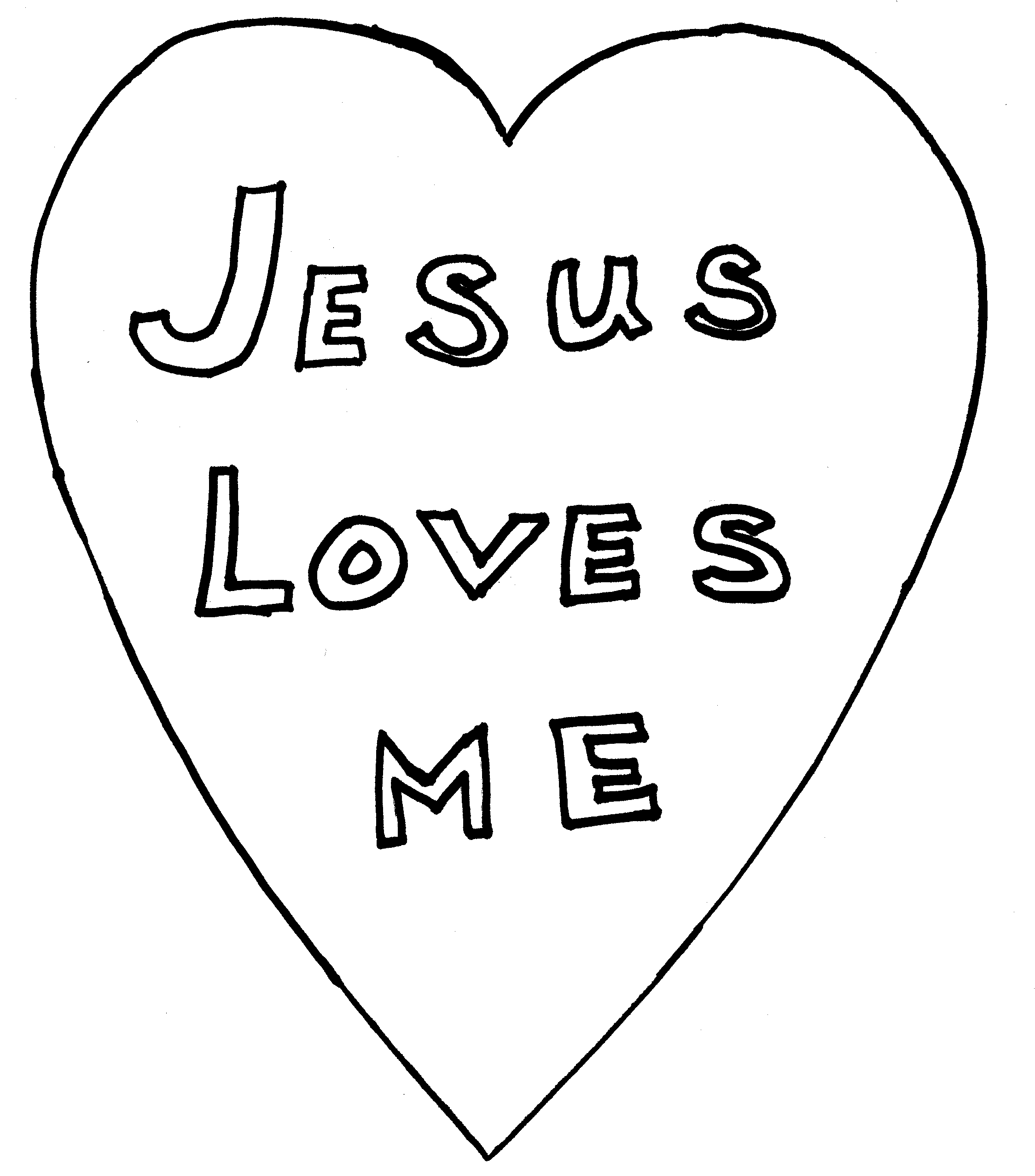 6 free coloring pages jesus loves me bible coloring pages. jesus ...