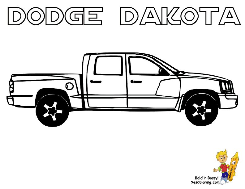 Related Dodge Truck Coloring Pages item-22351, Dodge Truck ...