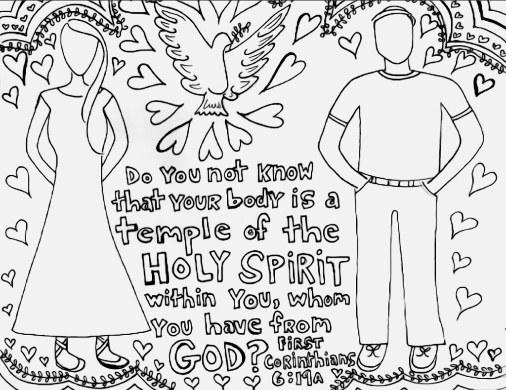 love one another bible verse coloring page see more like it at my ...