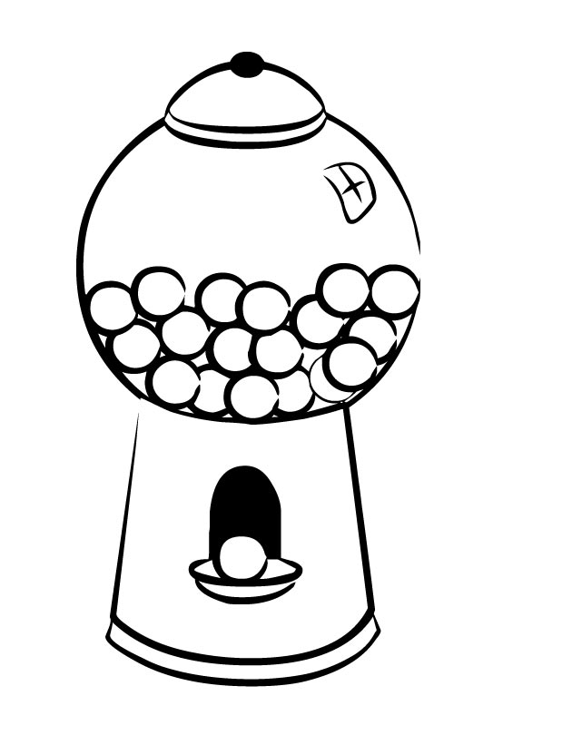 drawing of bubble gum - Clip Art Library