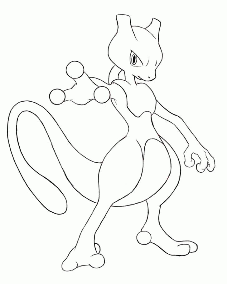 Free Mewtwo Coloring Pages, Download Free Clip Art, Free Clip Art on  Clipart Library