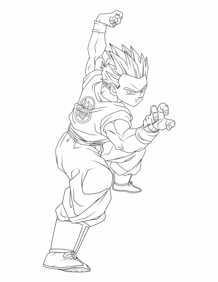Hd Wallpapers Gohan Coloring Pages Love996 Ml With - Dragon Ball Gt Goten  Coloring Pages | Transparent PNG Download #4028892 - Vippng