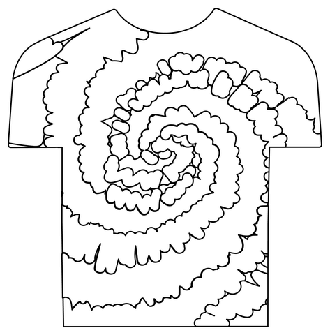 Tye Dye Coloring Pages Coloring Home