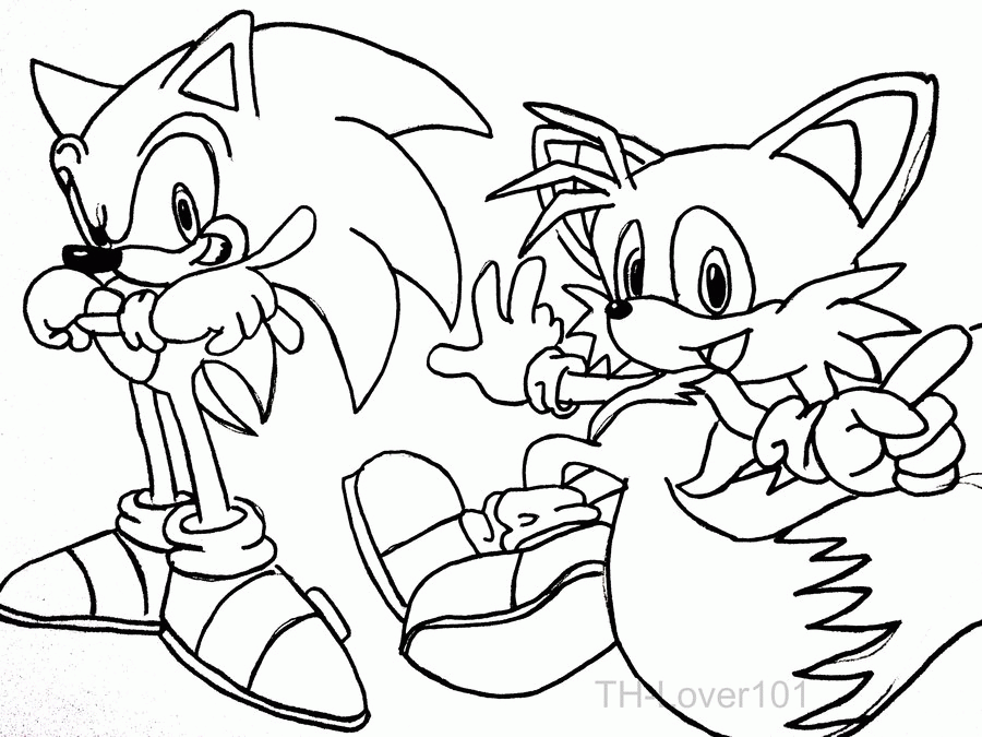 Sonic Coloring Pages Online (18 Pictures) - Colorine.net | 23702