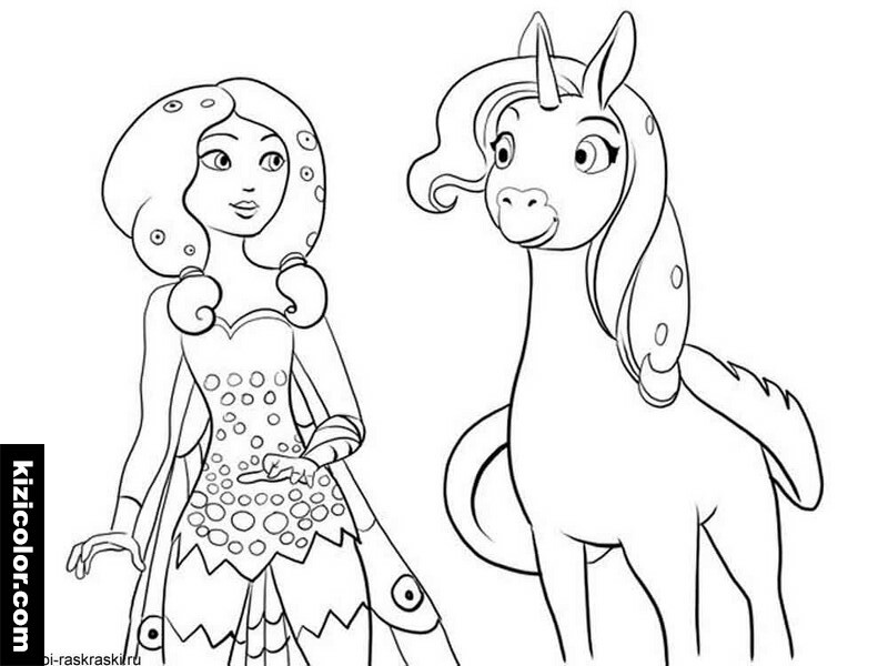 Mia And Me Coloring Pages - Coloring Home