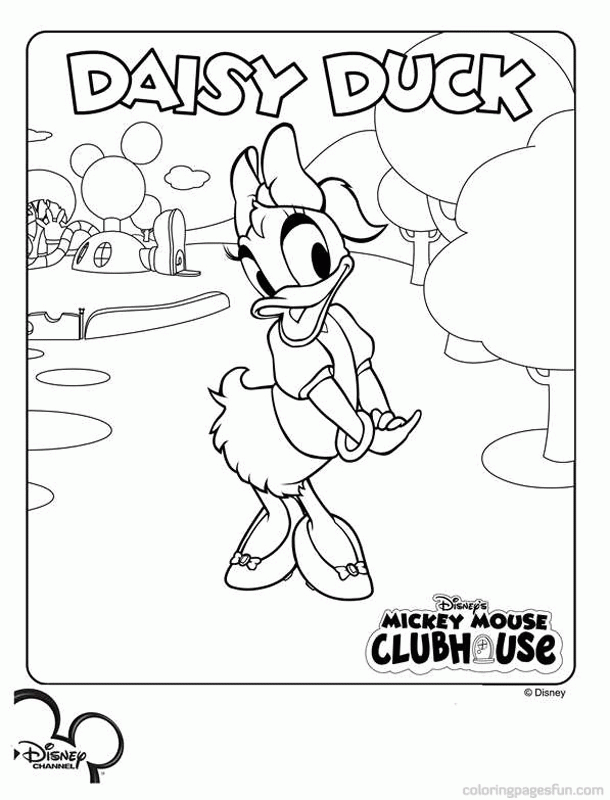 Mickey Mouse Clubhouse Free Coloring Pages - Coloring Home