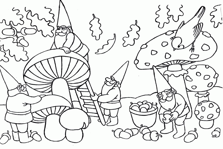 Autumn coloring pages to color in when it's wet outside