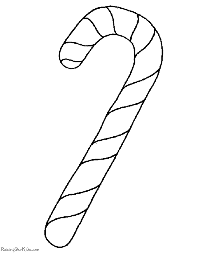 Printable Candy Cane Coloring Pages Coloring Home