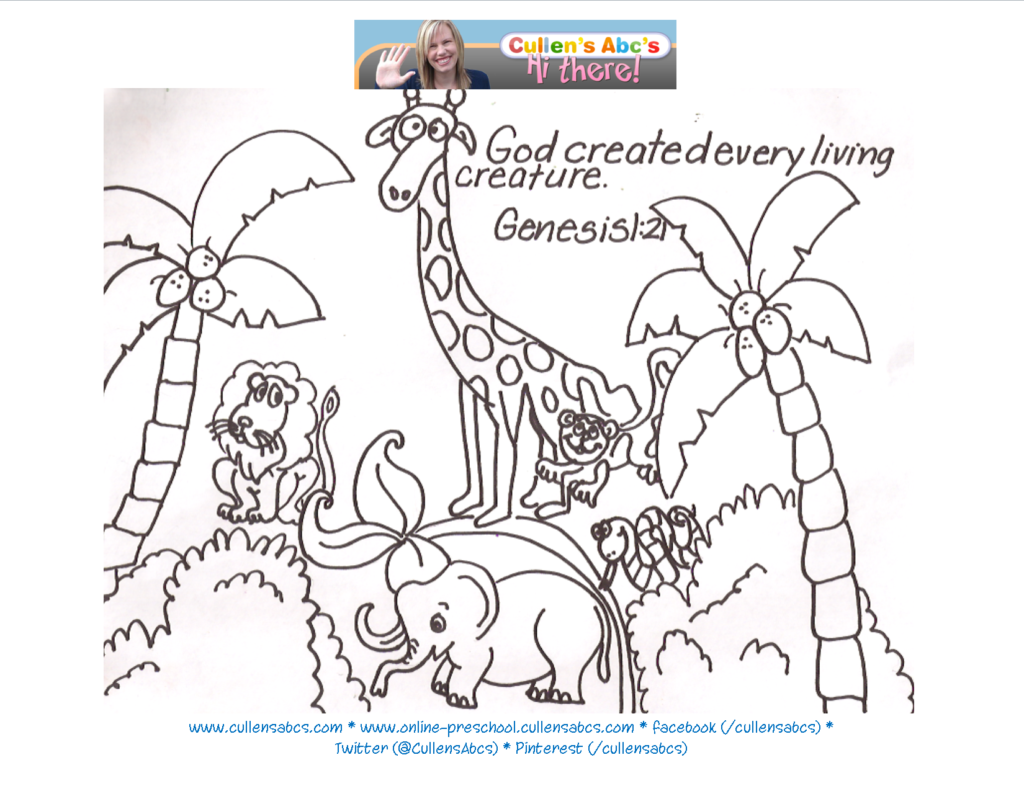 Coloring Pages: Free Coloring Pages Of Story Of Creation Bible ...