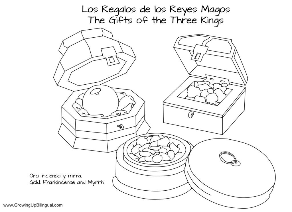 DÃ­a de Reyes Traditions Coloring Pages - Printable - Growing Up ...