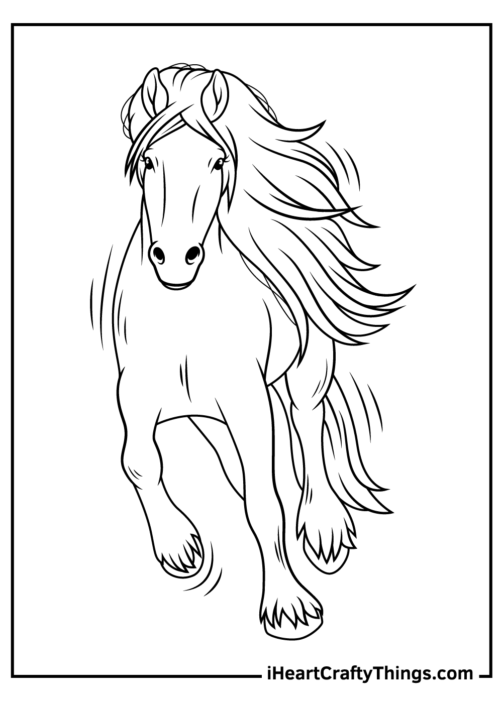 realistic horse coloring pages updated 2022 coloring home