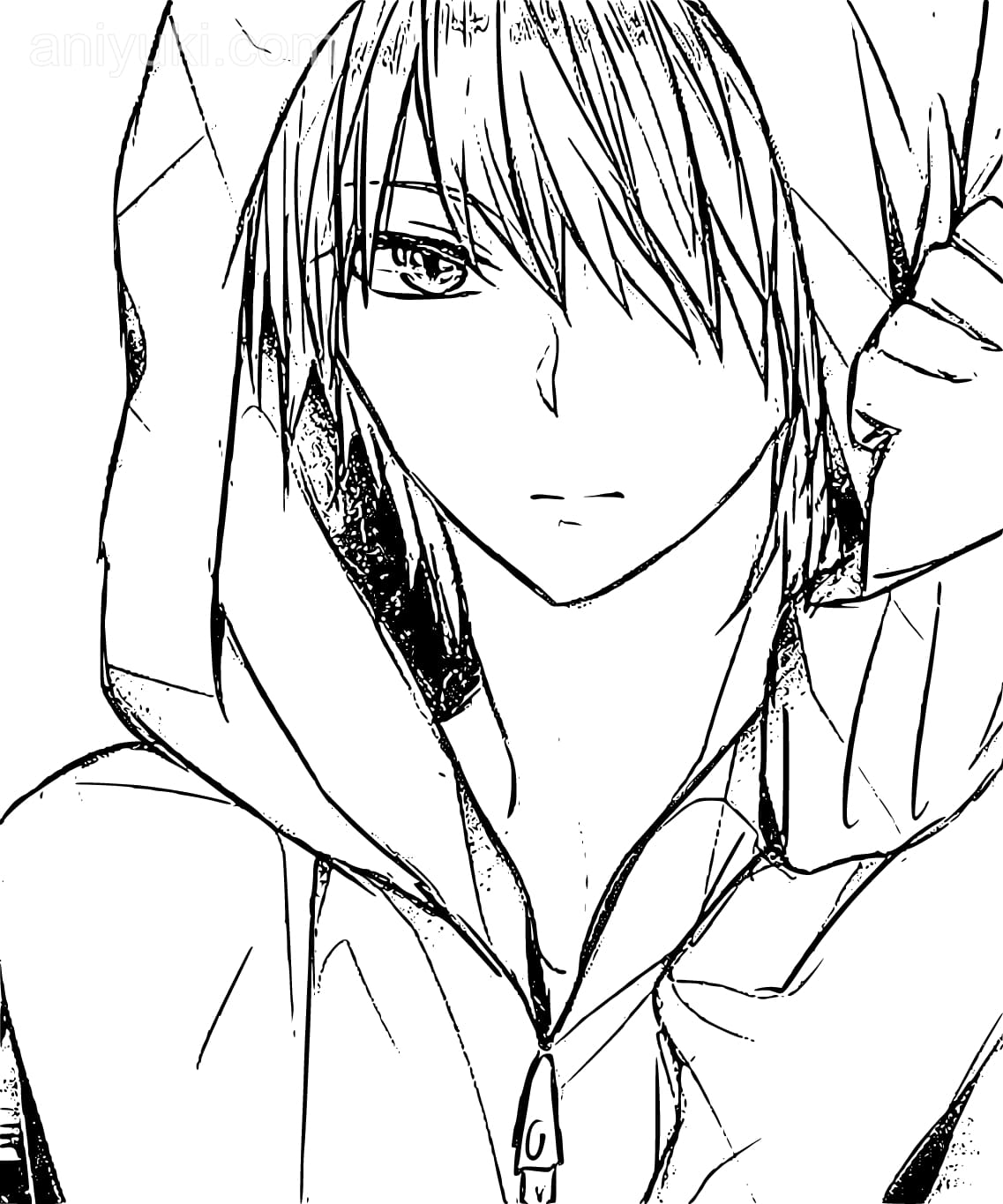 Anime Boy Free Printable Coloring Page Free Printable Coloring Pages ...