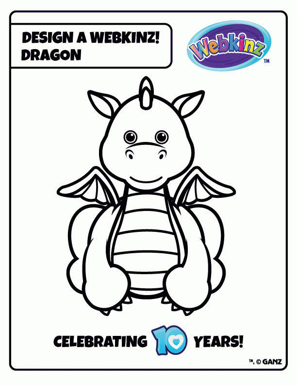 Webkinz Coloring Pages 6