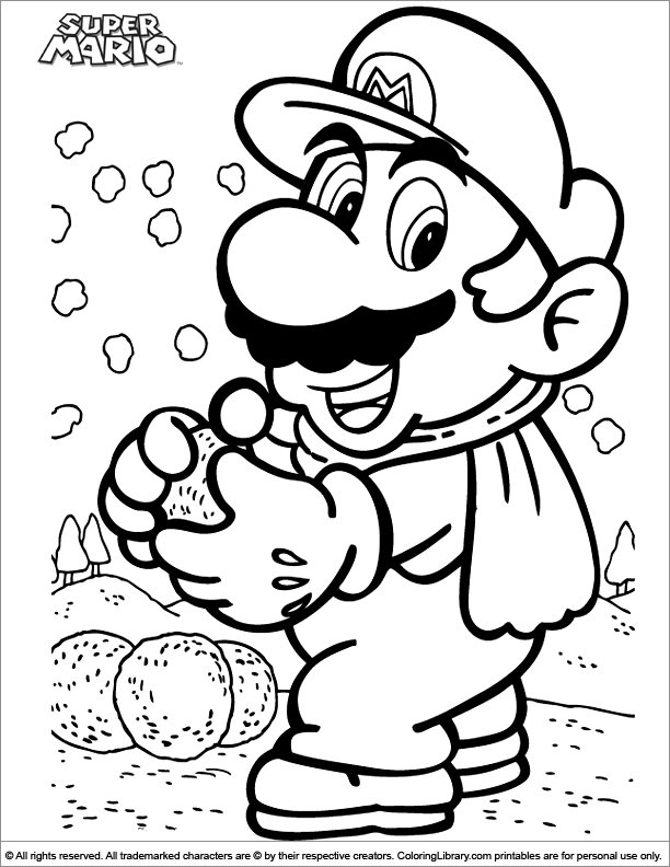 Super Mario Coloring Pages | Coloring pages for Kids | #2 Free ...