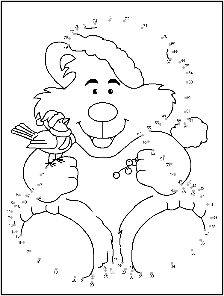 7 Pics of Christmas Coloring Pages Connect The Dots - Christmas ...
