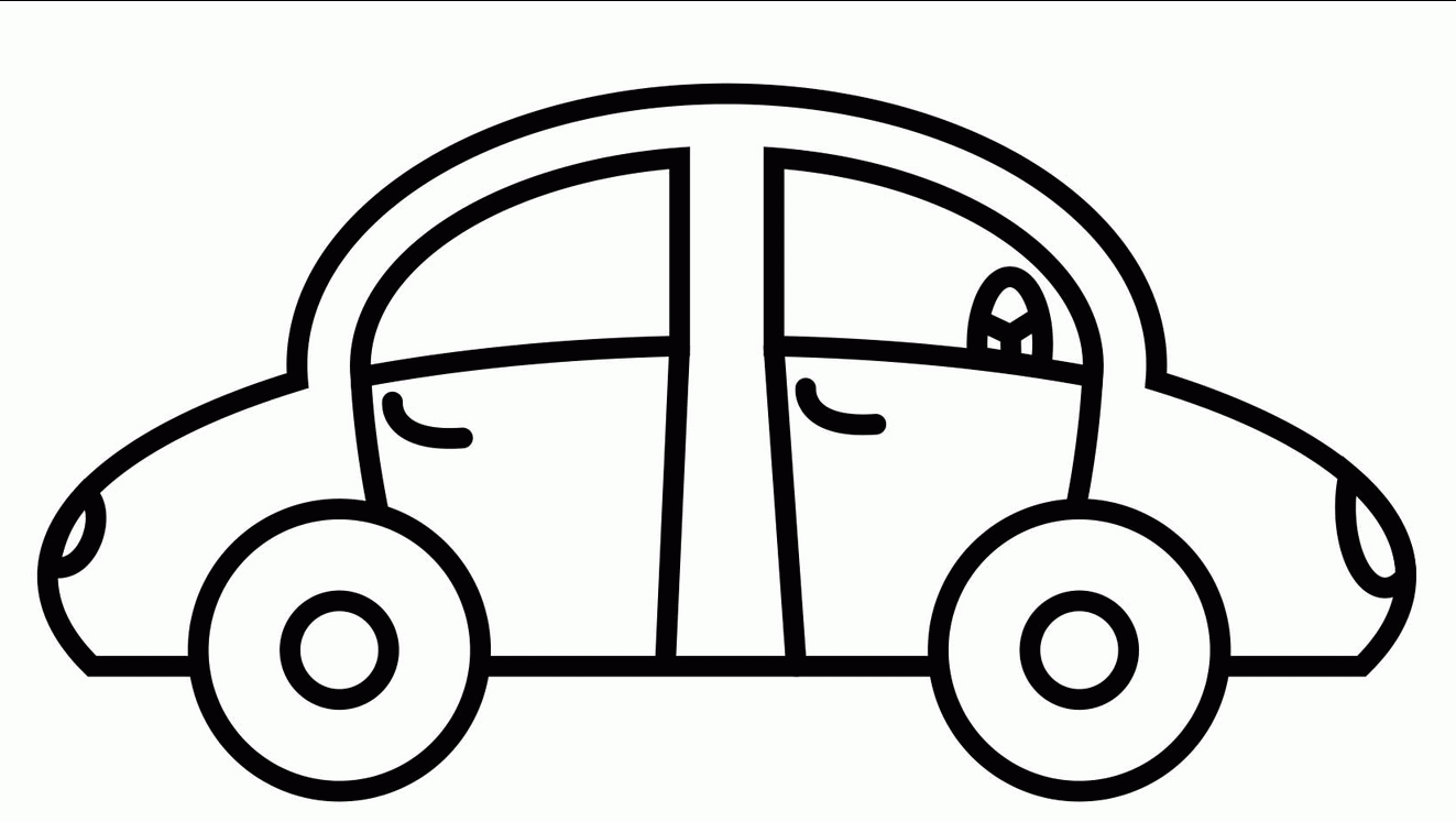 Related Simple Car Coloring Pages item-17392, Printable Simple Car ...