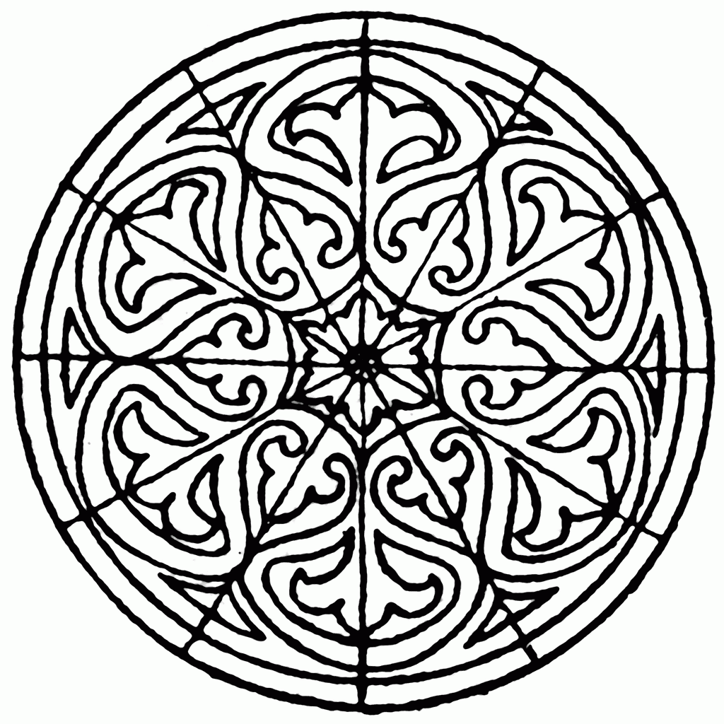 Simple Free Mosaic For Adults Coloring Pages - Widetheme