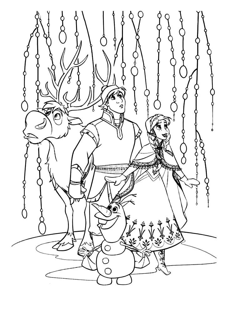 Frozen to print - Frozen Kids Coloring Pages