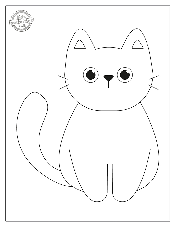 Free Printable Black Cat Coloring Pages | Kids Activities Blog