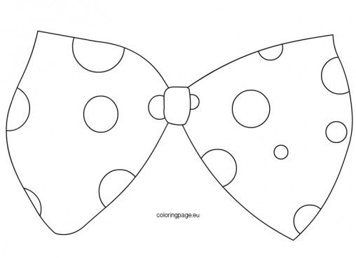Large clown bow tie template | Coloring Page | Clown bow tie, Bow tie  template, Tie template