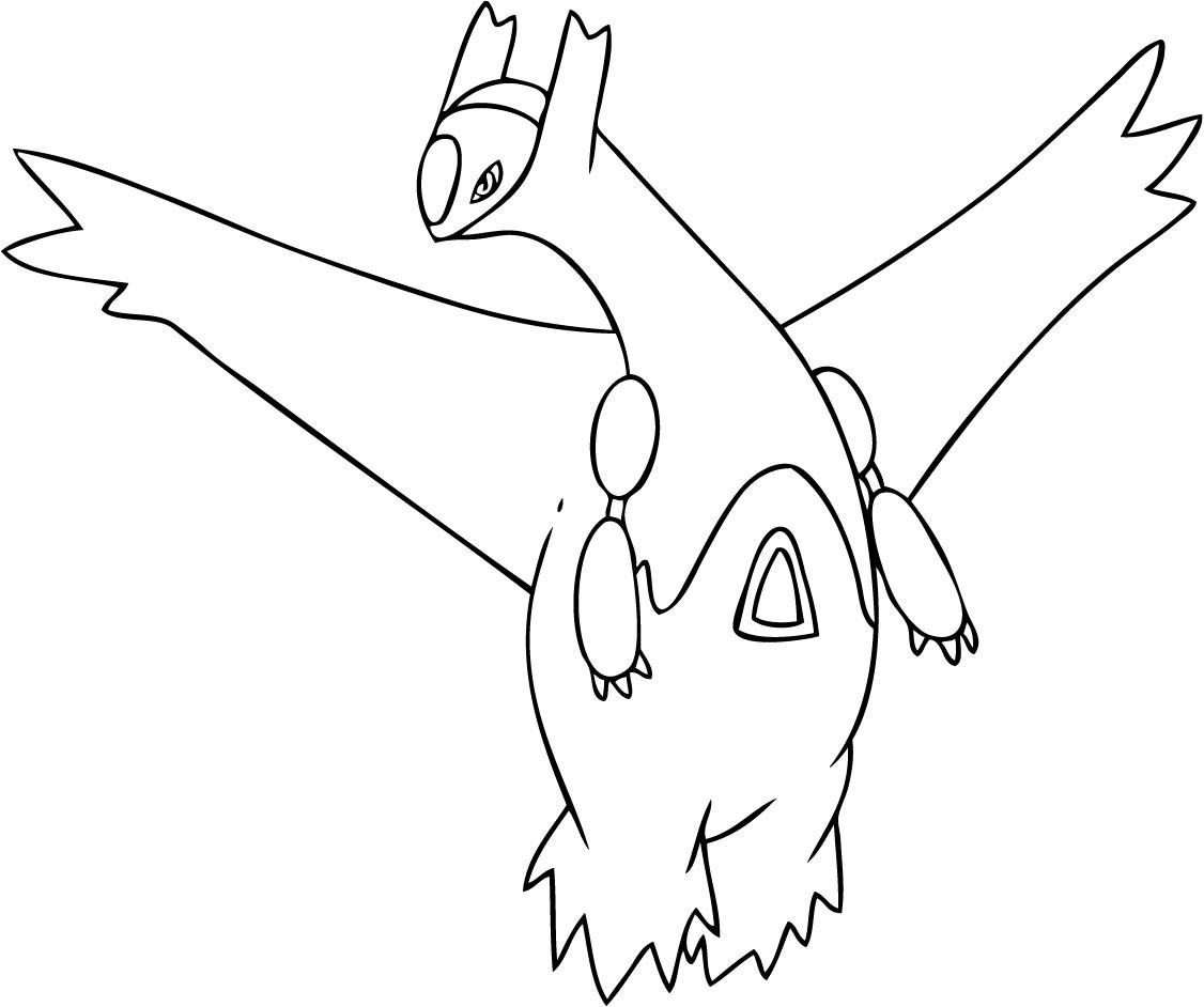 Latios Pokemon Coloring Page - Free Printable Coloring Pages for Kids