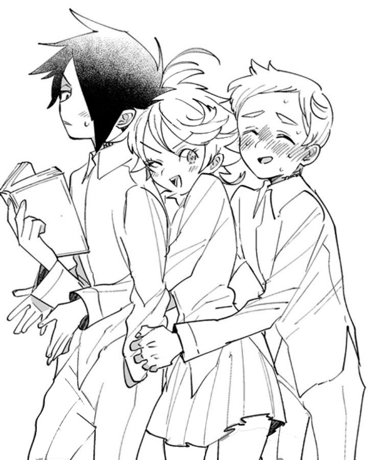The Promised Neverland coloring pages. Download and print The Promised  Neverland coloring pages.