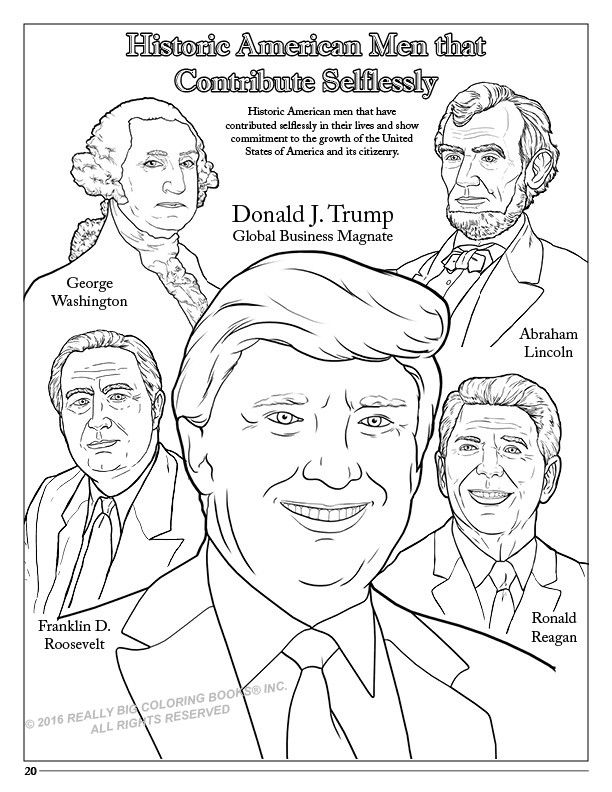 New Trump Coloring Book Lets You Find the Perfect Crayon for The ...