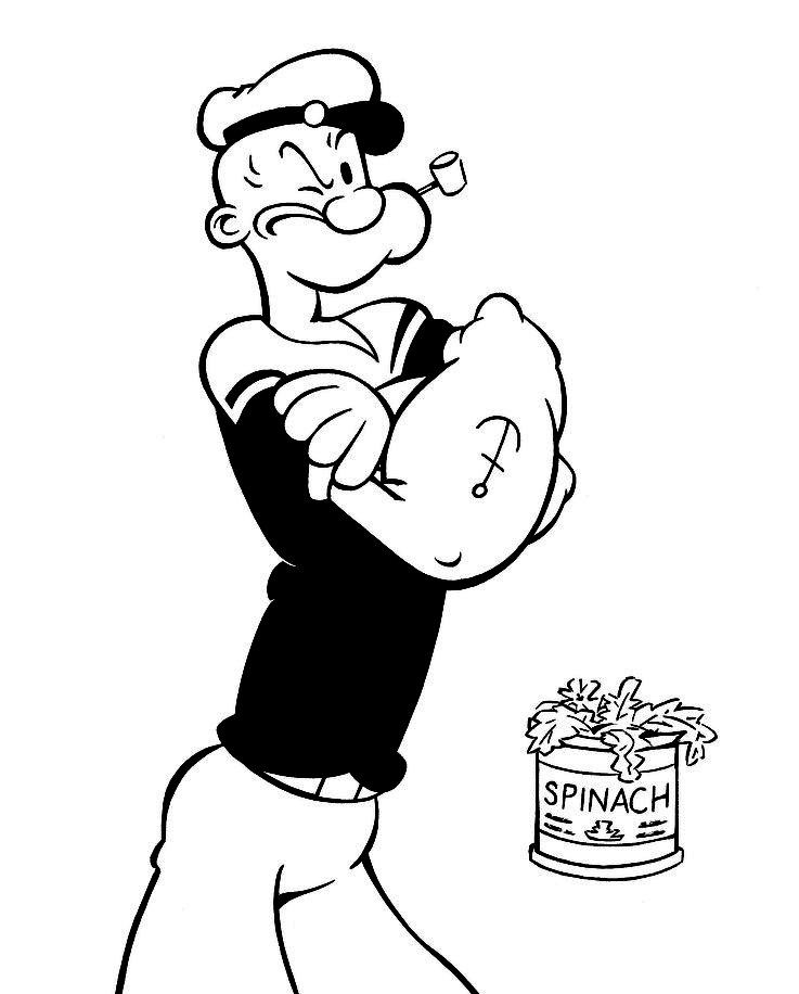 15 Pics of Sailor Man Coloring Pages - Popeye Coloring Pages ...