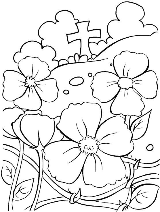 Remembrance Day Poppy Coloring Page - Coloring Home