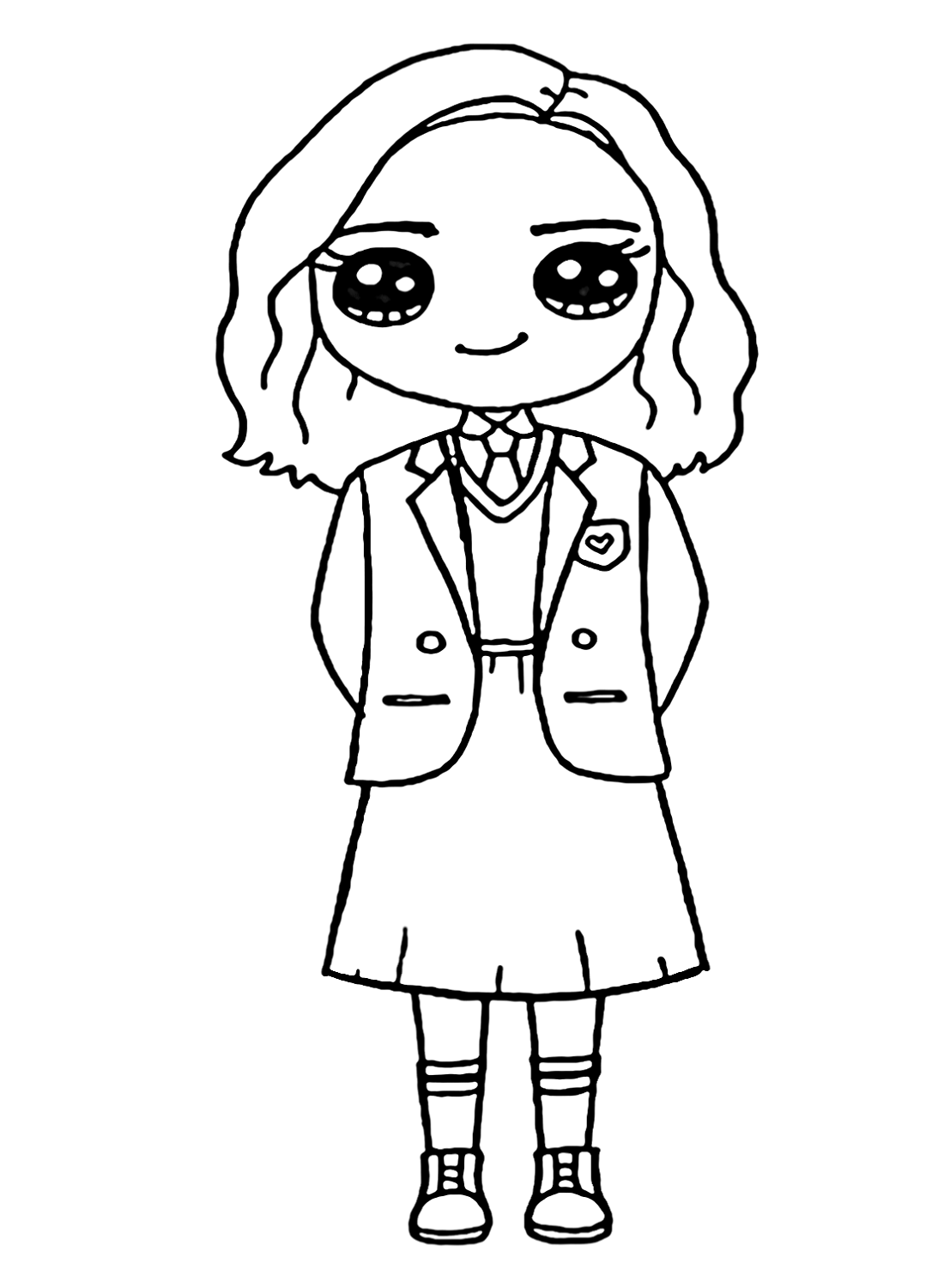 Chibi Enid Sinclair Coloring Pages - Wednesday Coloring Pages - Coloring  Pages For Kids And Adults